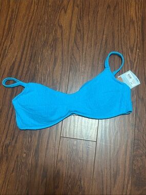 Shade & Shore Turquoise Blue Bikini Top